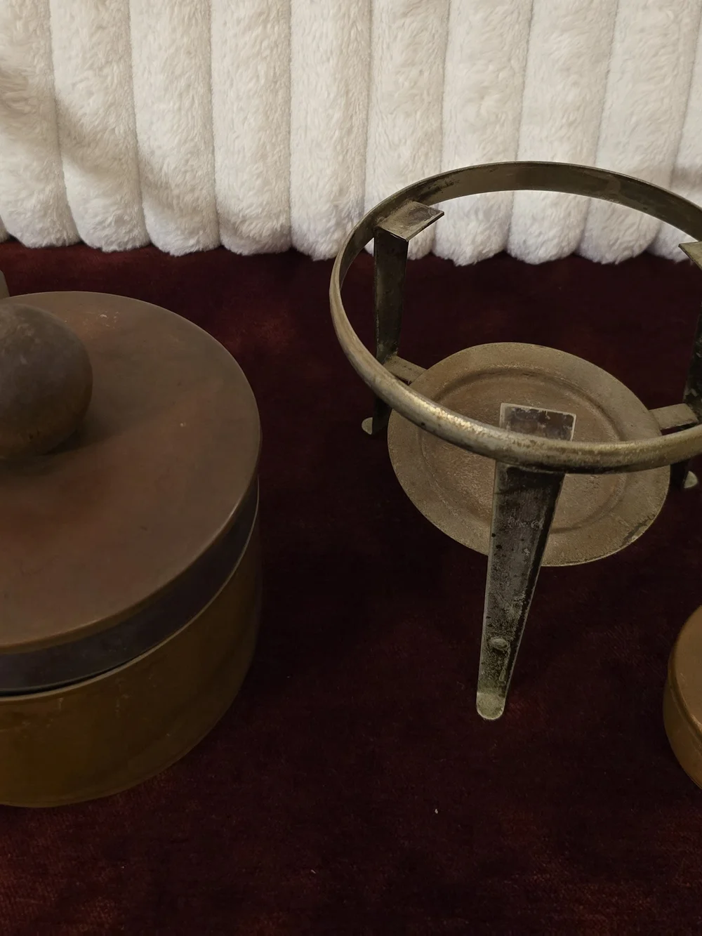 Vintage MCM Ernest Sohn for Orenson Copper Double Boiler Chafing Dish Set
